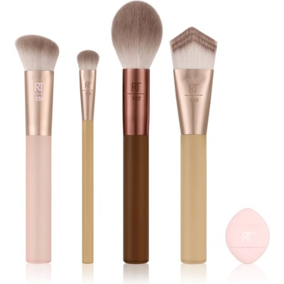 Real Techniques New Nudes Blurred Base Kit комплект четки 5 бр