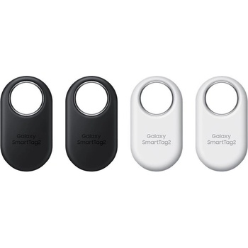 Samsung Galaxy SmartTag2 EI-T5600KWE 4 Pack - комплект 4 броя безжични Bluetooth тракери за локализиране на различни обекти (бял-черен)