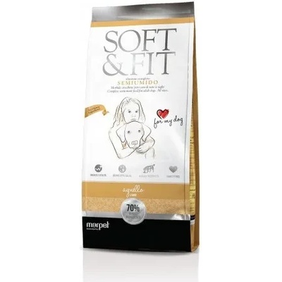 Marpet - Пълноценна суха храна за израснали и капризни кучета с агнешко месо, 5 кг