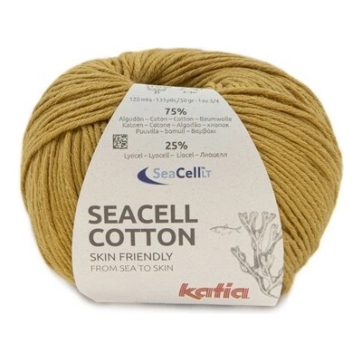 SEACELL COTTON Katia Farby SEACELL COTTON: 119 okrovo horčicová