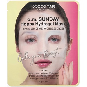 Kocostar Happy Хидрогелна лист маска за лице a. m. Sunday, 25 g