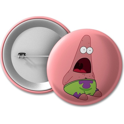 MemeMerch placka Shocked Patrick