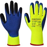 Portwest duo-therm a185 / Зимни ръкавици, потопени в латекс - жълто/синьо xl (a185y4rxl)