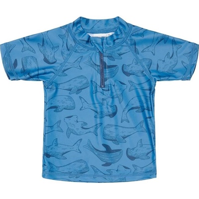 Little Dutch plavecké tričko Sea Life Blue