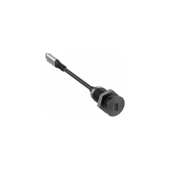 VivoLink PROUSBCMF0.3SOCKET-B USB cable 0.3 m USB 3.2 Gen 2 (3.1 Gen 2) USB C Black