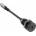 VivoLink PROUSBCMF0.3SOCKET-B USB cable 0.3 m USB 3.2 Gen 2 (3.1 Gen 2) USB C Black