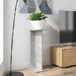 vidaXL Стойка за растения 2 бр. Бетонно сиво 25 x 25, 5 x 60, 5 см (899665)