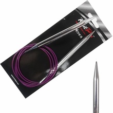 KnitPro Nova kruhové kovové fixní jehlice 5mm 120cm