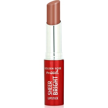 Golden Rose Mood Червило Sheer Bright, 104 Nude Latte, 3.3 g