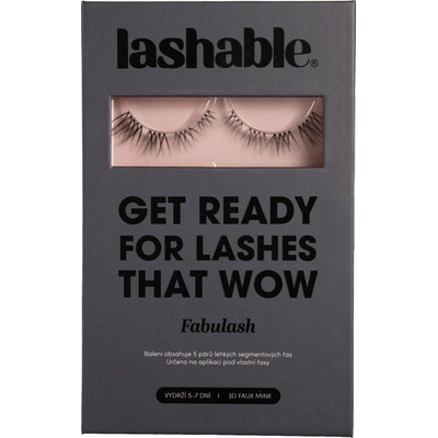 Lashable umělé nalepovací řasy Fabulash 14mm 5 párů – Zboží Dáma