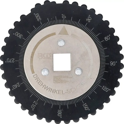 BGS technic Градусомер за върток или динамометричен ключ на база 1/2, само диск, BGS technic 3070
