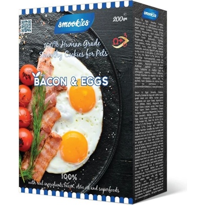SMOOKIES Premium BACON slaninové sušienky 100% human grade 200 g