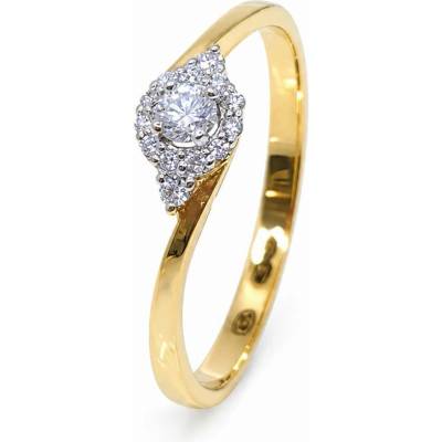 Šperky Jan Kos Diante Zlatý prsten s briliantem 83001853.56
