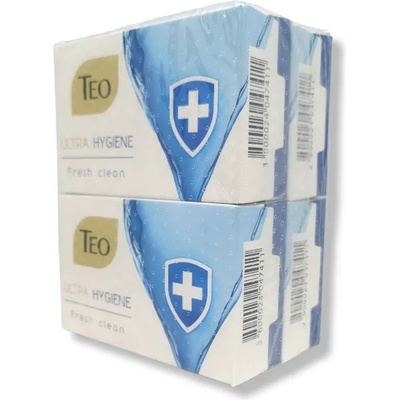 Teo тоалетен сапун, 1 брой х 90гр, Ultra Hygiene, Fresh clean