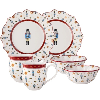 Villeroy & Boch Raňajkový set pre dvoch Luskáčik Toy's Delight 6 ks