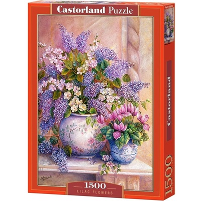 Castorland Пъзел Castorland от 1500 части - Люлякови цветове, Триша Хардуик (C-151653-2)