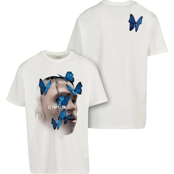 Mister Tee Тениска Le Papillon Oversize Tee blancwhite XXLUB-MT1899-04643 - Тъмносив, размер 4XL