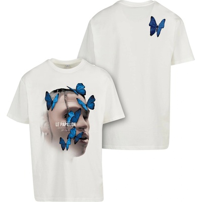 Mister Tee Тениска Le Papillon Oversize Tee blancwhite XXLUB-MT1899-04643 - Тъмносив, размер 4XL