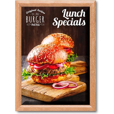 A-Z Reklama CZ Hliníkový rám profil 25 mm Ostrý roh dekor imitace Dřeva A3 – Zboží Živě