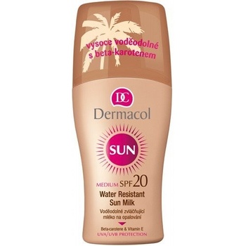 Dermacol Sun Water Resistant Sun Milk spray SPF20 200 ml
