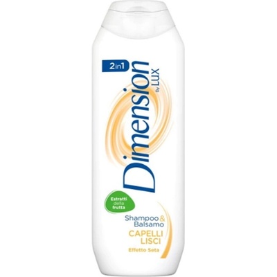 Dimension by Lux 2in1 šampón a kondicionér 2 v1 pre narovnanie vlasov 250 ml