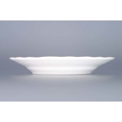 Český porcelán Dubí Talíř porcelán bílý dezertní 17 cm