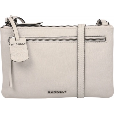 Burkely dámská crossbody kožená kabelka Whelly krémová