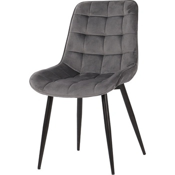 ЕВРОМАР Трапезен стол К-352 сиво / черно