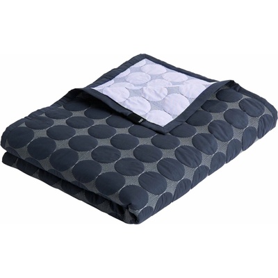 HAY Přehoz na postel Mega Dot Organic , Midnight Blue, 195 x 245 AE362-D687-AF33