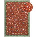 Villeroy & Boch Червен /зелен килим с коледен мотив 160x230 cm Toy's Delight Nostalgic Noel Red Green - Villeroy&Boch (106499-160x230)