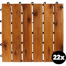 Linder Exclusiv 30 x 30 cm akácie 22 ks