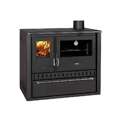 Sporák na tuhá paliva PRITY GT FS S DR černý pravý