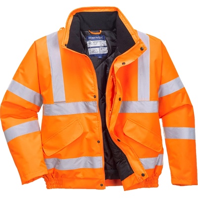Portwest hi-vis ris bomber rt32 / Изолирано светлоотразително бомбър яке - hv оранжево xl (rt32orrxl)