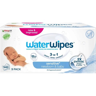 WaterWipes Vlhčené ubrousky Organic 99,9% vody pro děti 720 ks