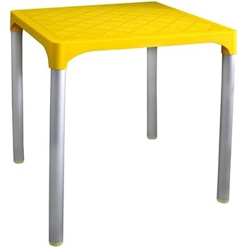 MEGAPLAST VIVA 72 x 72 x 72 cm, AL nohy, žltý