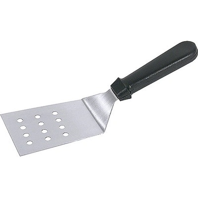 Lopata na pizzu nerezová, perforovaná 275 mm | CONTACTO, 4065/280 inox;černá