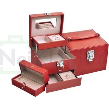 JKBox šperkovnice SP 252 A7N červená