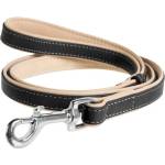 COLLAR Кожен повод Collar Soft - 122см, 25мм - черно - бежово
