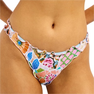 Seafolly Дамско бикини долнище Seafolly Beach Bohème Mini Hipster Bikini bottom - Parfait Pink - размер 44 (EU) (150-6616-0117)