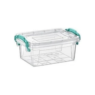 КУТИЯ ПРАВОЪГЪЛНА С ЩИПКИ ЗА СЪХРАНЕНИЕ 0.320Л (102063-и)