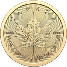 Royal Canadian Mint Zlatá minca Maple Leaf 2024 1/10 oz