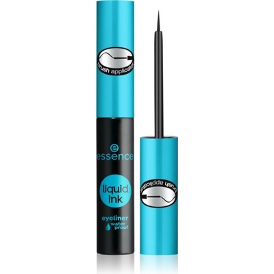 Essence Liquid Ink Eyeliner Waterproof oční linky Black 3 ml – Zboží Dáma
