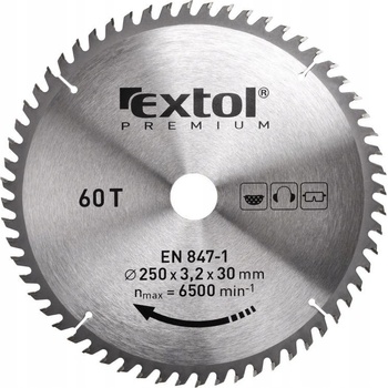 EXTOL PREMIUM Kotouč pilový s SK plátky 8803214, 160x2,6x30mm, 24T