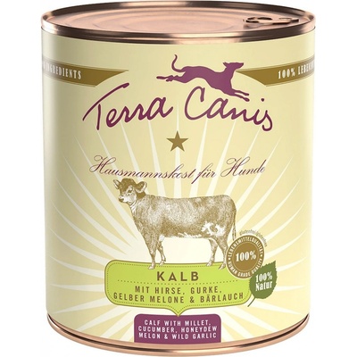 Terra Canis Classic telecí maso s jáhlami okurkou a melounem 12 x 800 g