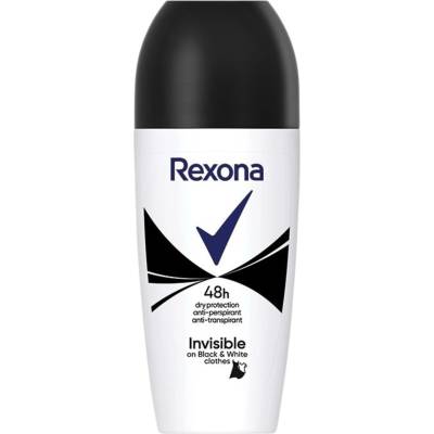 Rexona Стик против изпотяване Invisible Black & White, 50 ml