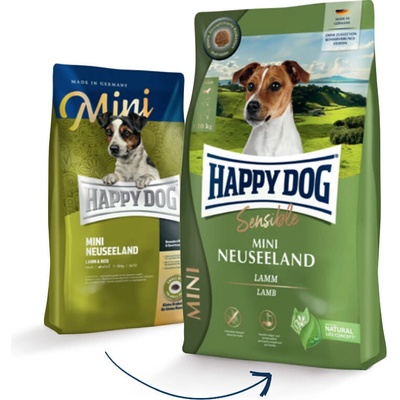 Happy Dog Supreme Sensible Neuseeland Jahňa & Ryža 4 kg