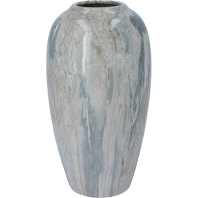 Keramická váza s mramorovým efektom 14 × 14 × 25,5 cm