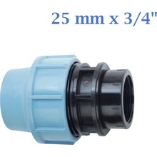 Donsen PE Prechod s vnútorným závitom 25 mm x 3/4 "- Polyetylen 47072534