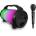 iDance Караоке Bluetooth тонколона с микрофон, черна - iDance