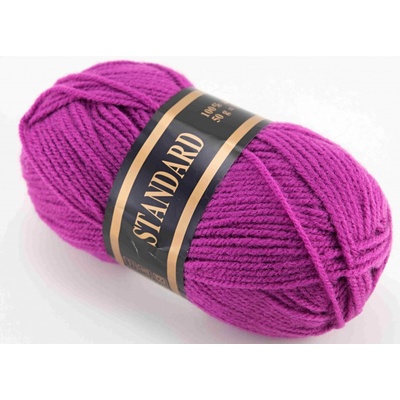 Priadza Standard - fuchsiová 736